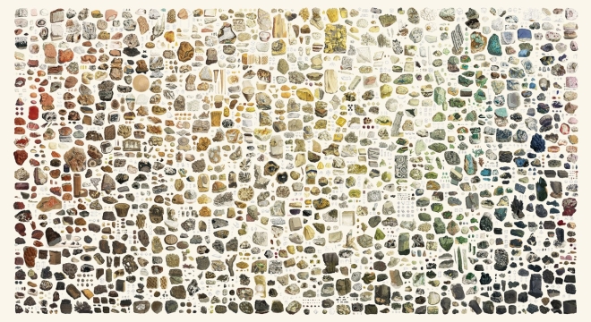 An Interactive Display Color-Codes Hundreds of Historical Mineral Illustrations