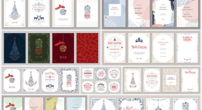 Download Christmas & Holiday Cards as Fully Editable Design Templates