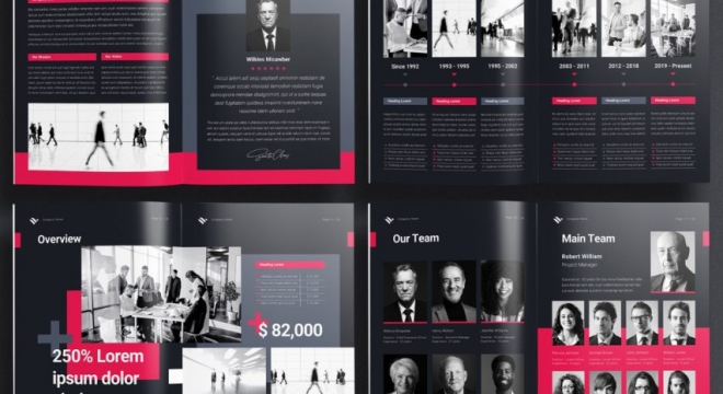 Company Profile Booklet Template for Adobe InDesign