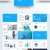 Business Pitch Deck Presentation Template with Blue Accents